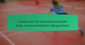 Schiedsrichter für neue Badmintonspieler: Rollen, Verantwortlichkeiten, Befugnisstufen