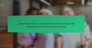 Soziale Interaktionen für neue Badmintonspieler: Freundschaften schließen, Networking, Gemeinschaft aufbauen